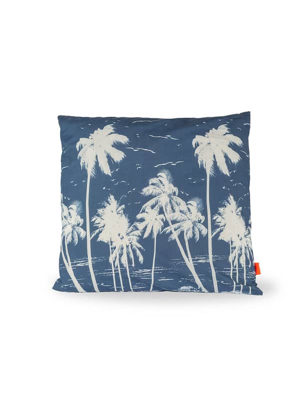 Blue Printed Cushion