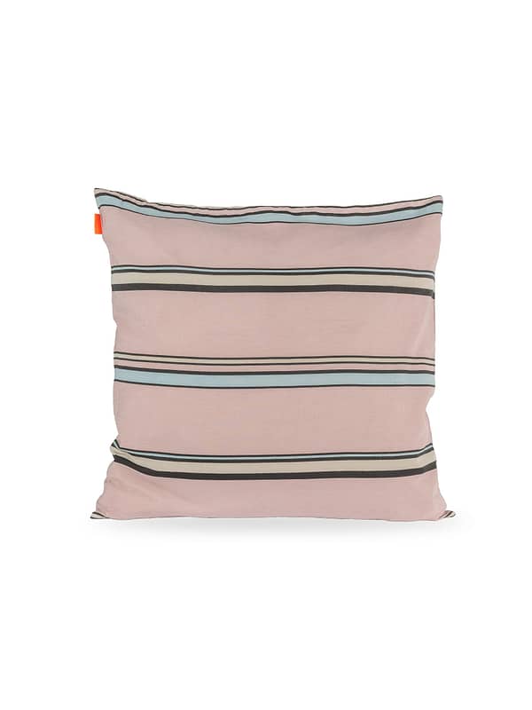 Pale Pink Striped Cushion