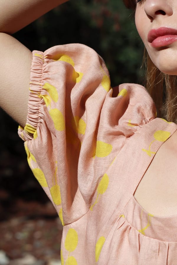 Pale Pink Midi Dress