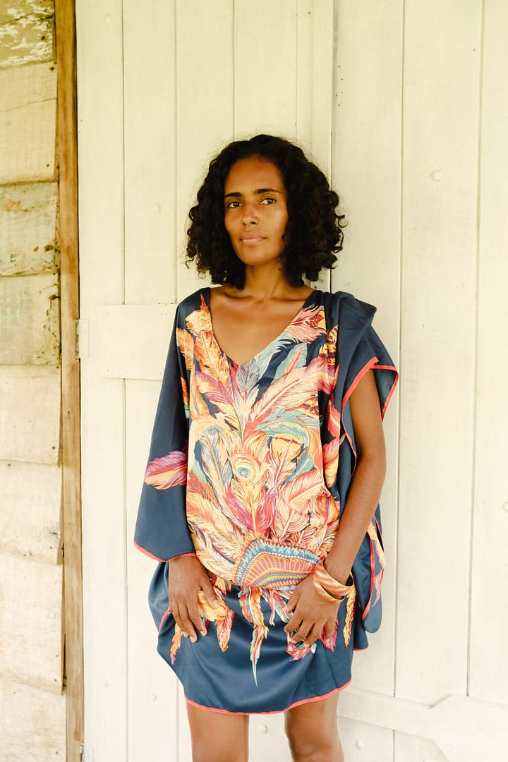 Flowy Blue Dress - Image 3