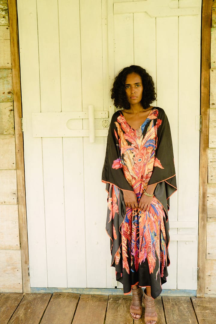 Flowy Black Dress - Image 3