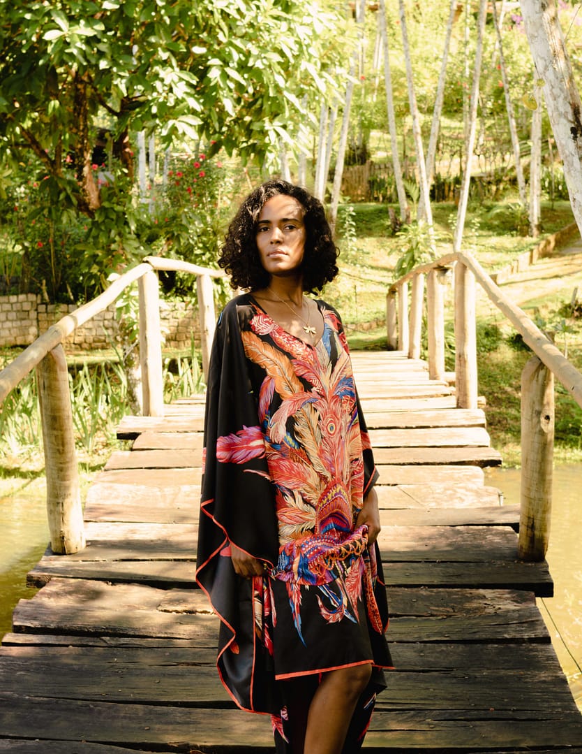 Flowy Black Dress - Image 2