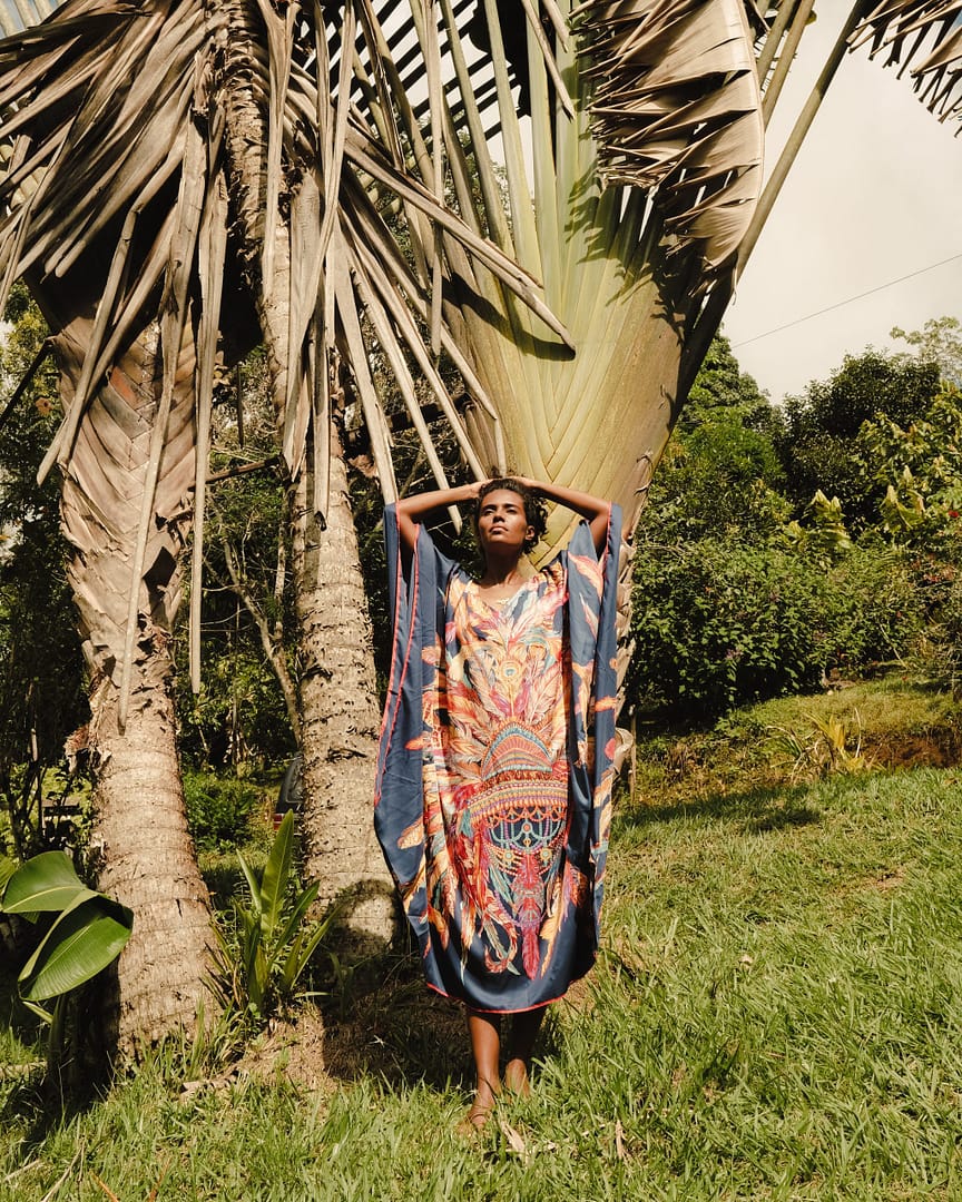 Flowy Blue Dress - Image 2