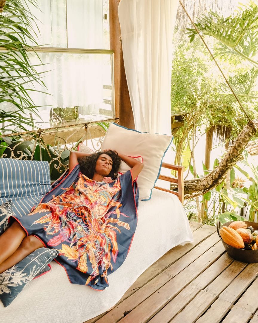 Flowy Blue Dress - Image 4